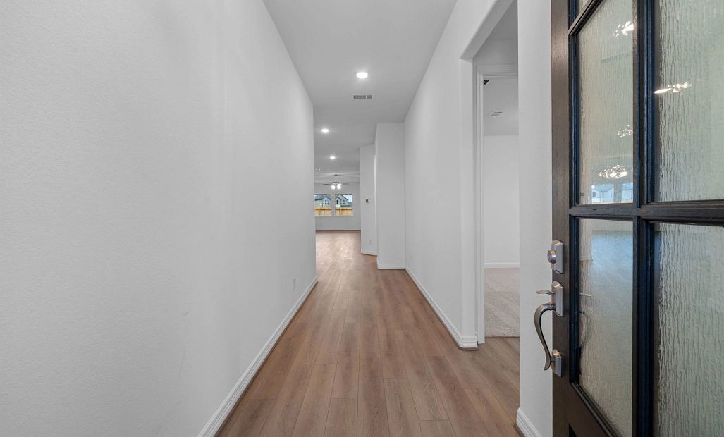 Home entry. Sample product photo. Actual exterior and interior selections may vary by homesite.