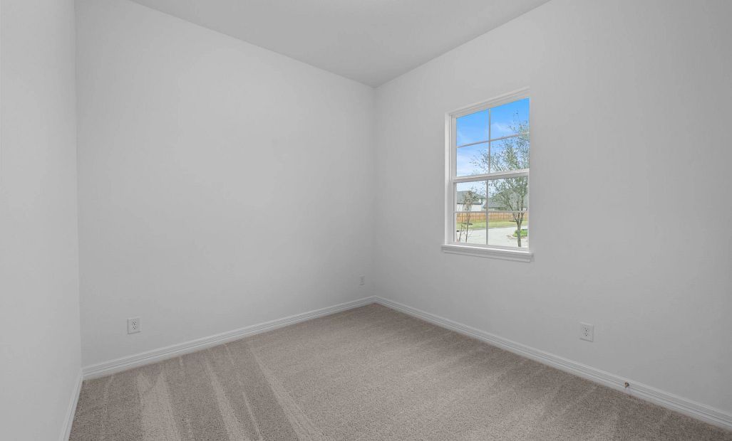 Secondary bedroom. Sample product photo. Actual exterior and interior selections may vary by