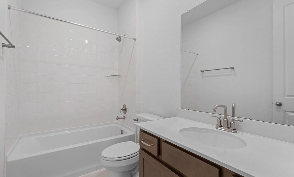 Third bathroom. Sample product photo. Actual exterior and interior selections may vary by homesite.