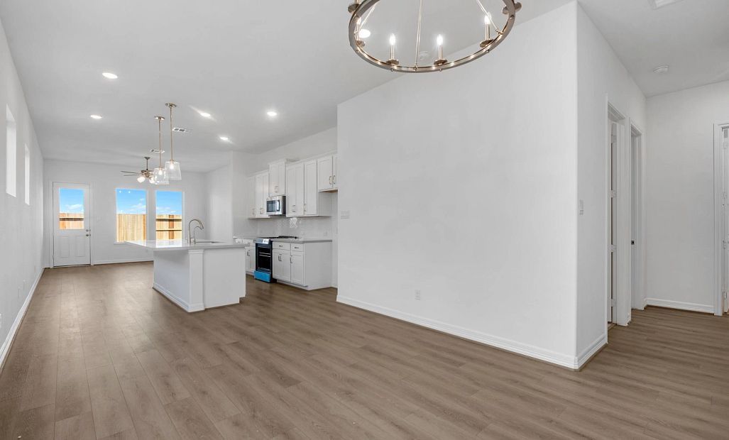 Dining space. Sample product photo. Actual exterior and interior selections may vary by homesite.