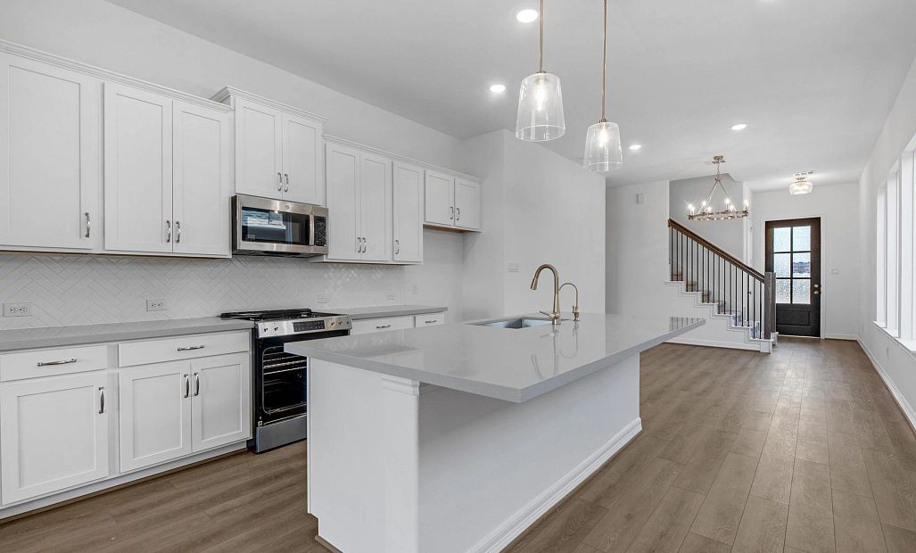 Kitchen. Sample product photo. Actual exterior and interior selections may vary by homesite. Photo