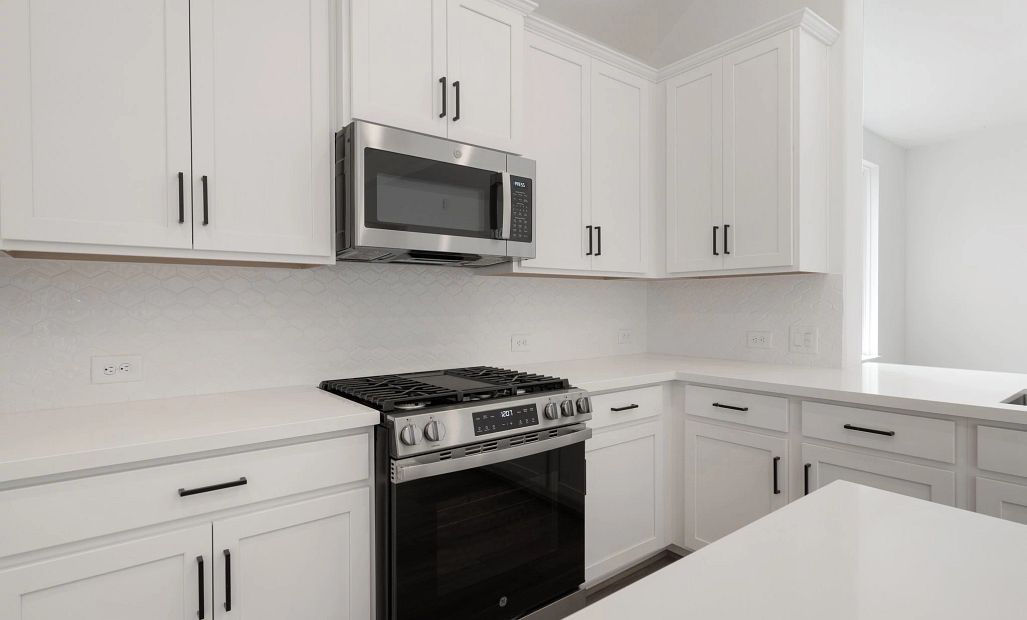 Kitchen. Sample product photo. Actual exterior and interior selections may vary by homesite. Photo