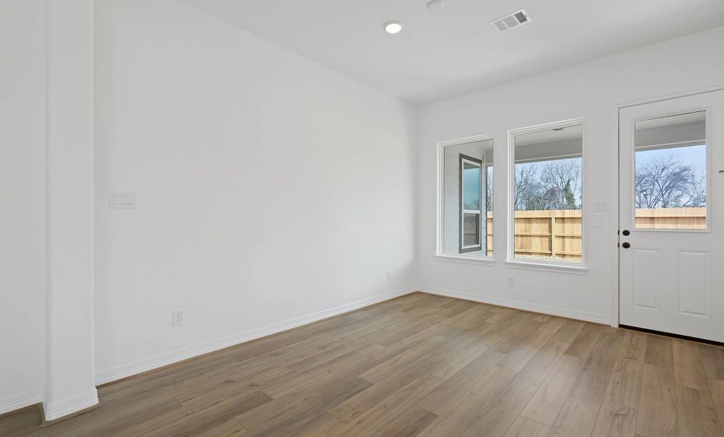 Dining space. Sample product photo. Actual exterior and interior selections may vary by homesite.
