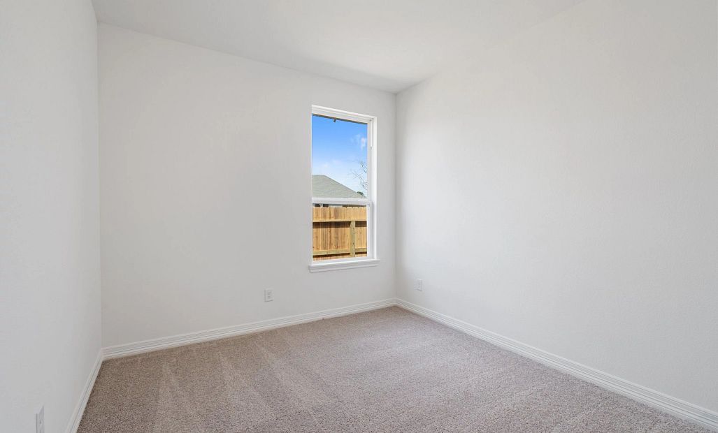 Third bedroom. Sample product photo. Actual exterior and interior selections may vary by homesite.