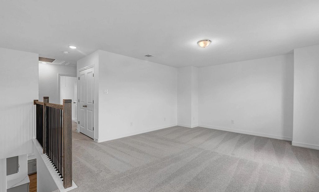 Upstairs loft. Sample product photo. Actual exterior and interior selections may vary by homesite.