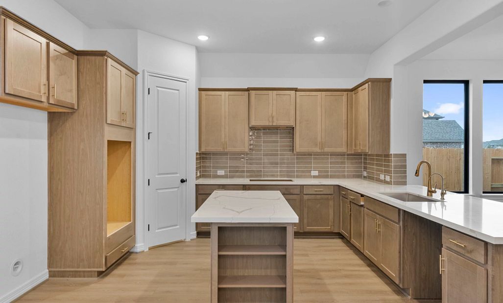 Kitchen. Sample product photo. Actual exterior and interior selections may vary by homesite. Photo