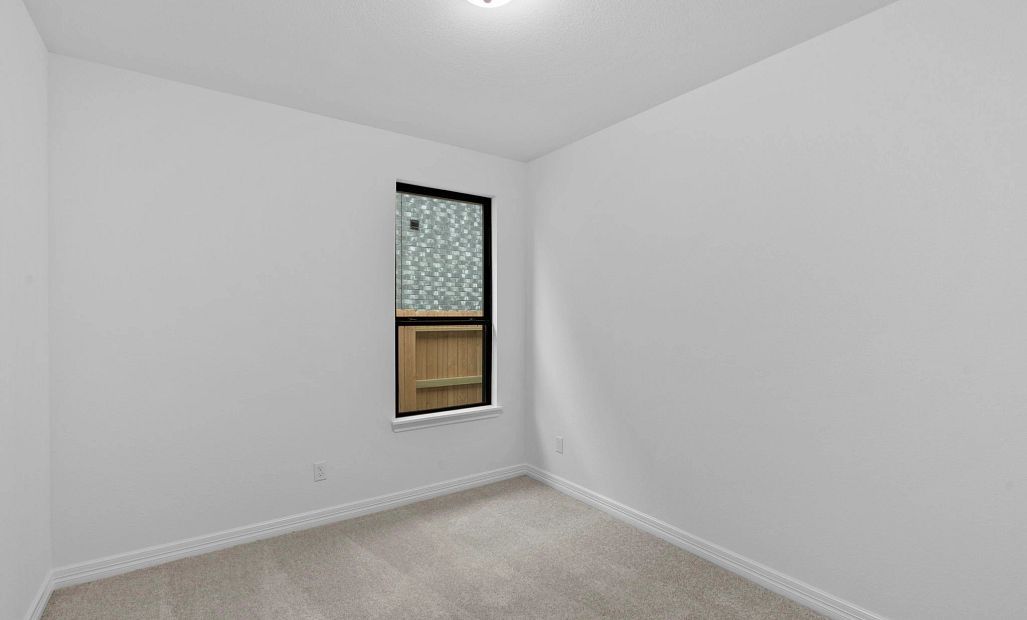 Third bedroom. Sample product photo. Actual exterior and interior selections may vary by homesite.