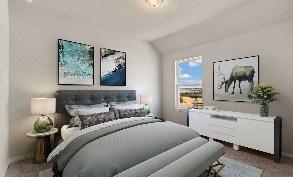 Third bedroom. Sample product photo. Actual exterior and interior selections may vary by homesite.