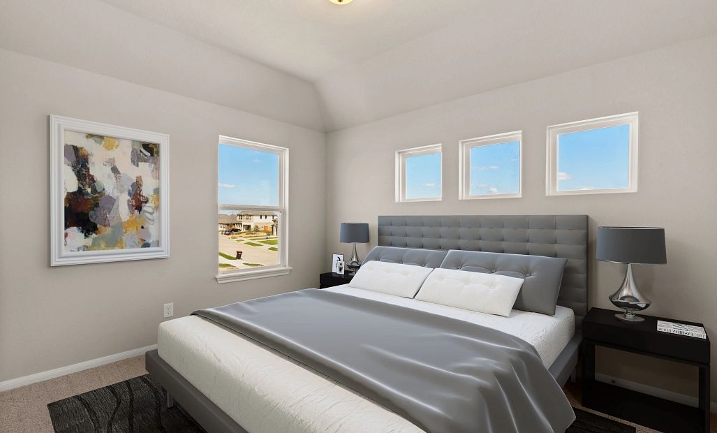 Fourth bedroom. Sample product photo. Actual exterior and interior selections may vary by homesite.