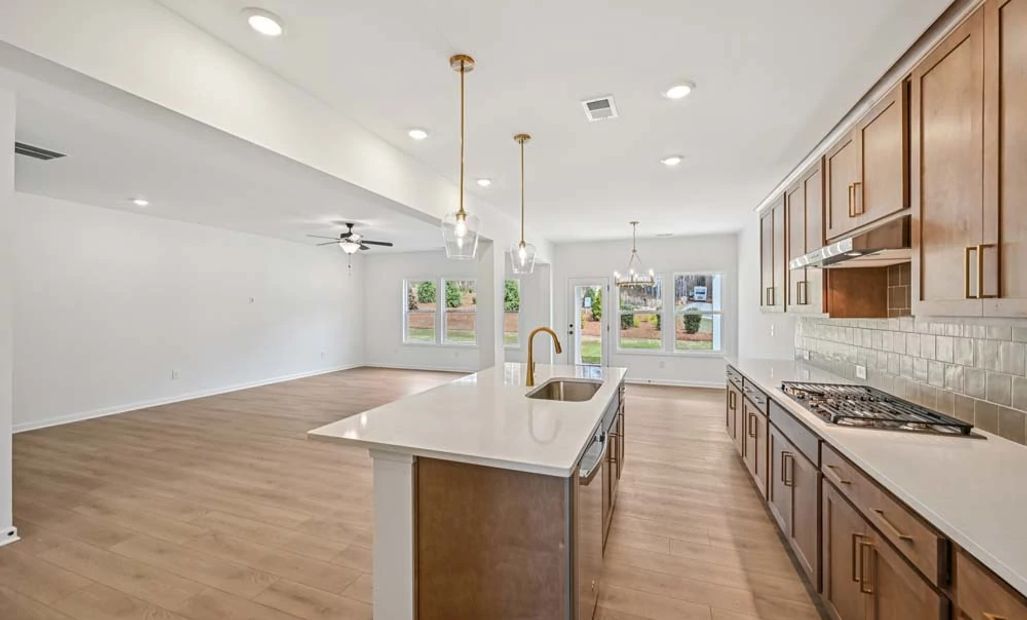 Representative Photo: Kitchen featuring Laguna Collection Finishes