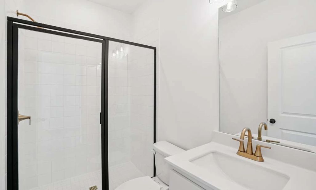 Representative Photo: Guest Bathroom featuring Serene Collection Finishes