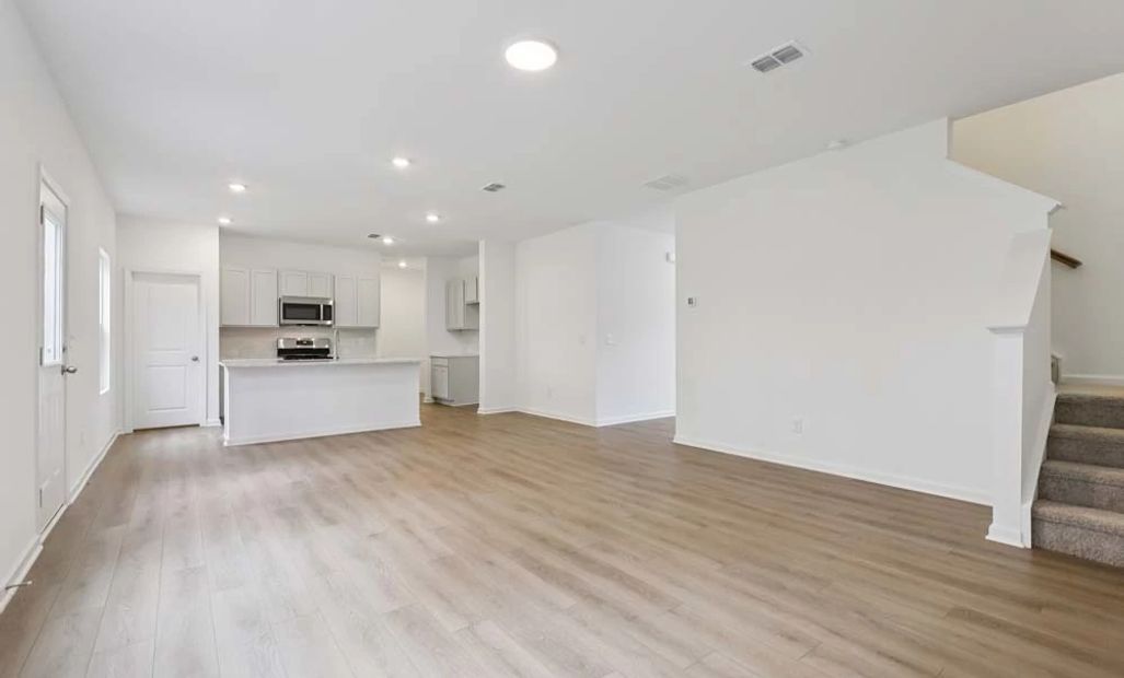 Representative Photo: Family Room & Kitchen
