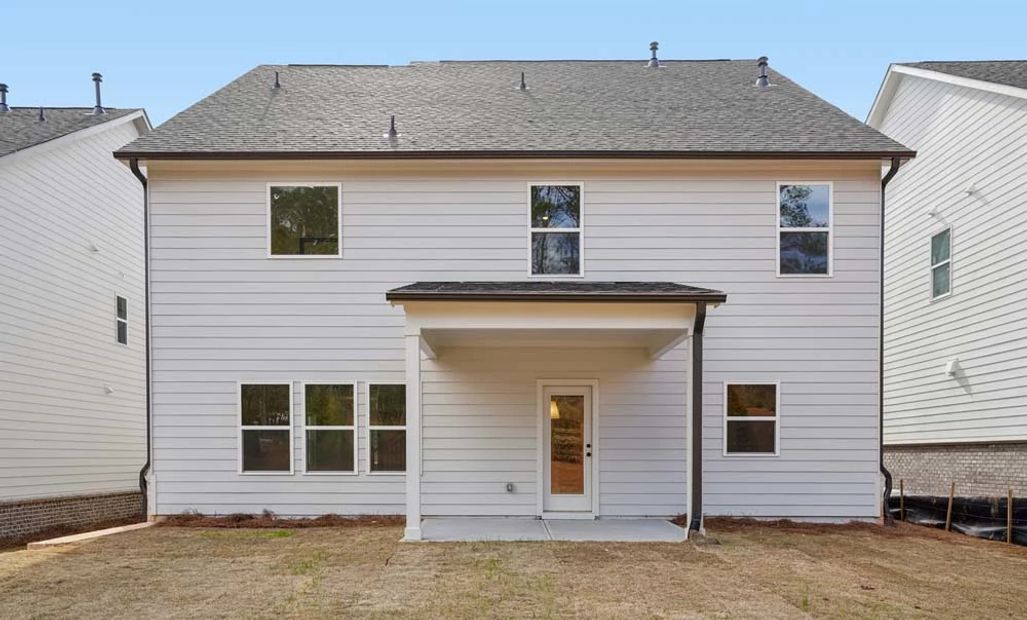 Sample Photo: Rear Exterior with Covered Patio