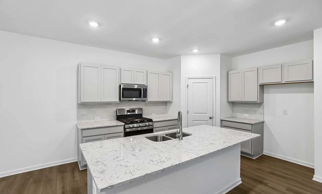 Kitchen featuring Milan Collection Finishes