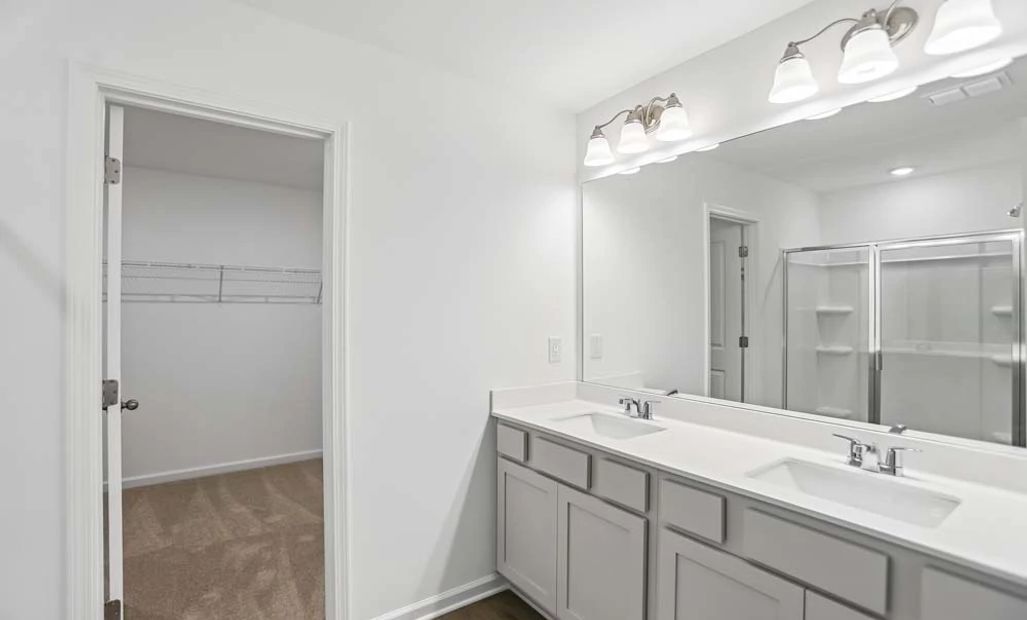 Primary Bathroom featuring Milan Collection Finishes