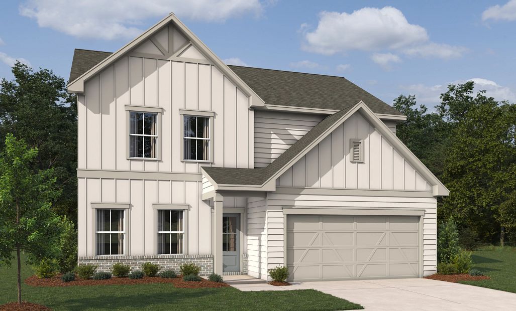 Rendering is for illustrative purposes. Actual exterior selections may vary by homesite.