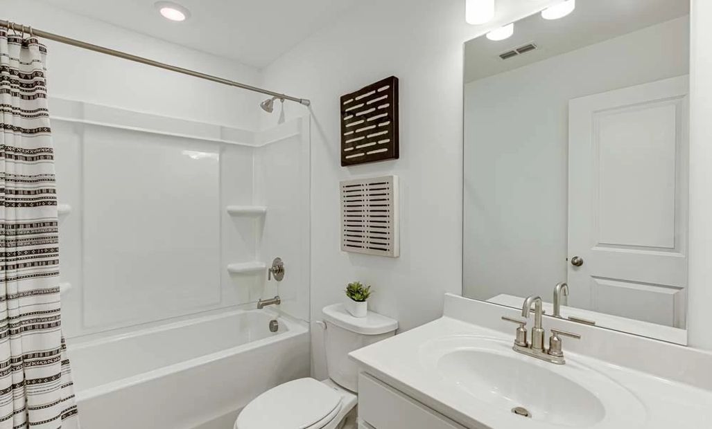 Bathroom Two featuring Harmony Collection Finishes