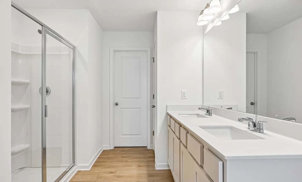 Primary Bathroom featuring Serene Collection Finishes