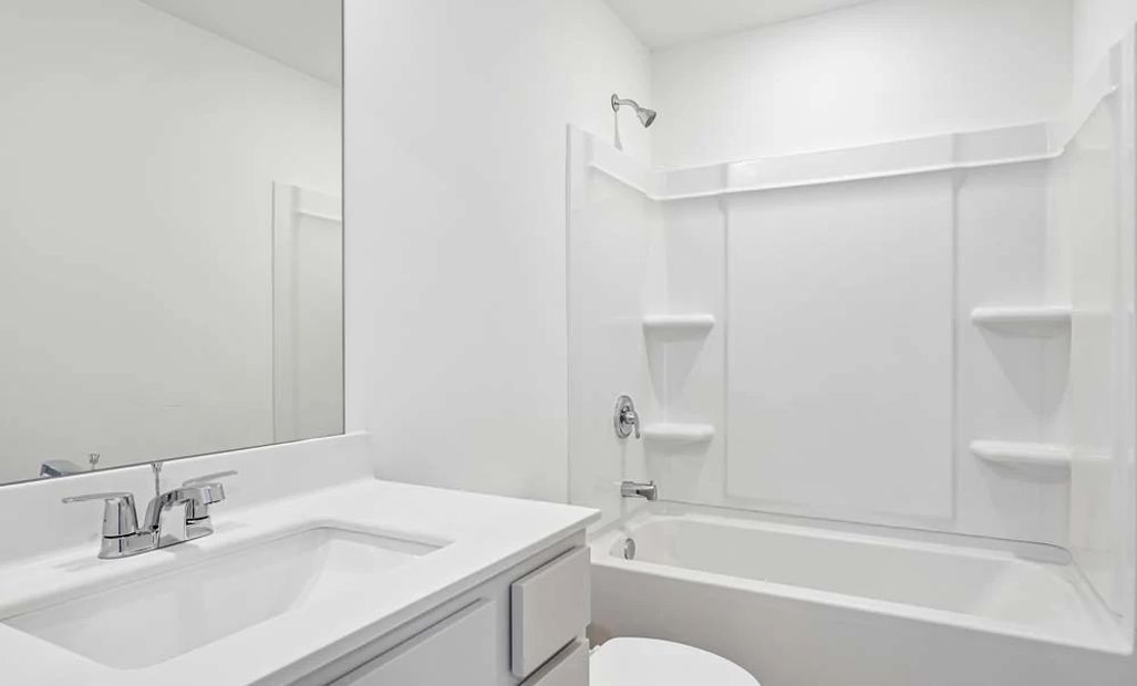 Bathroom Two featuring Serene Collection Finishes