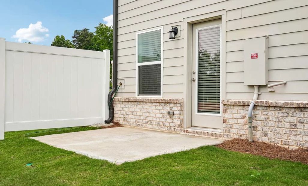 Rear Patio