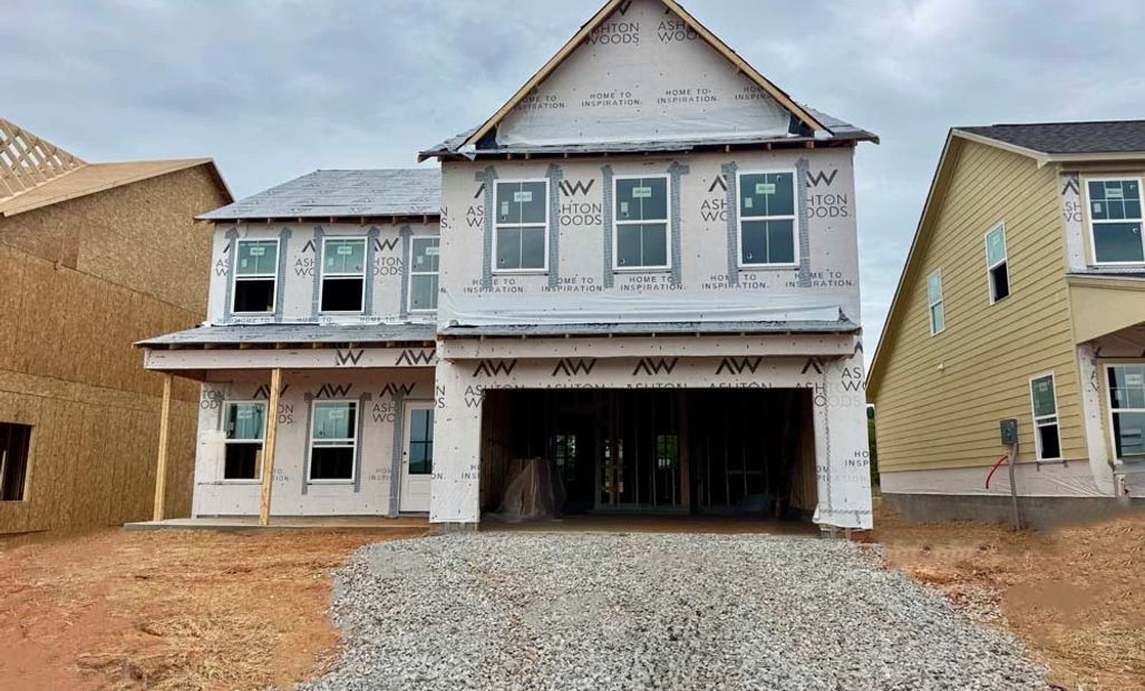 Front Exterior Construction Progress