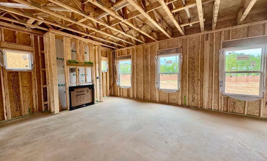 Family Room Construction Progress