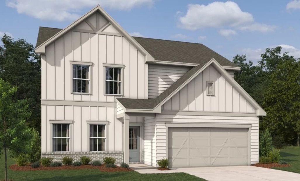 Rendering is for illustrative purposes. Actual exterior selections may vary by homesite.