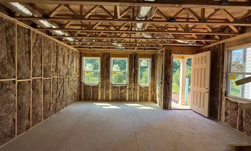 Family Room Construction Progress