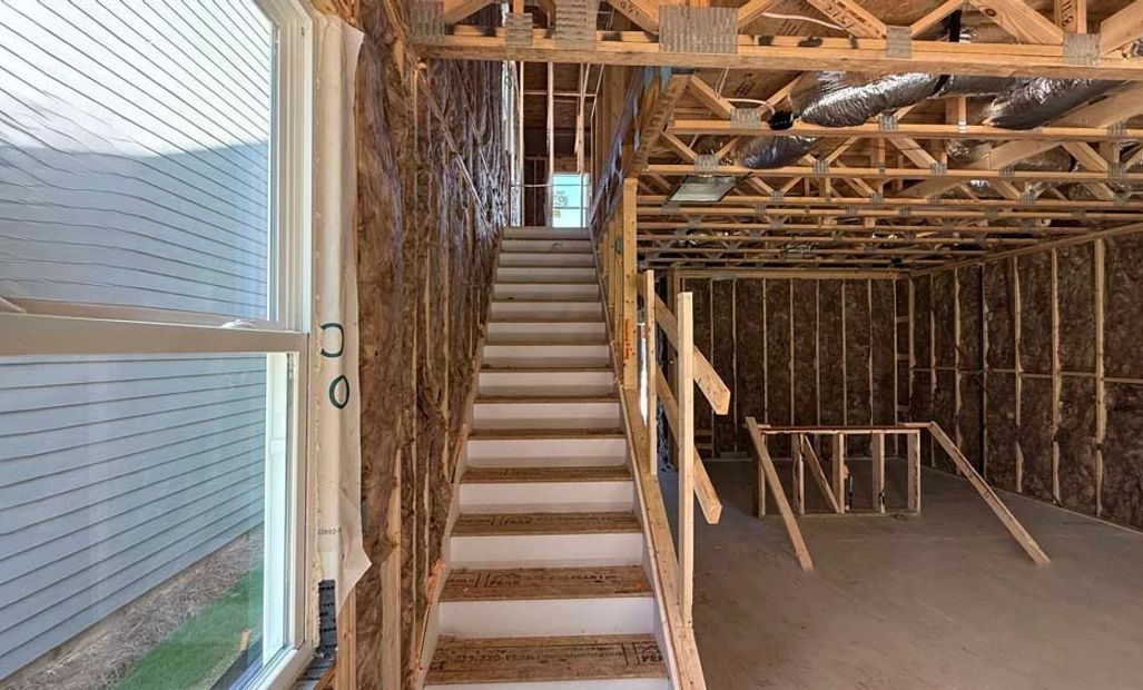 Stairs to Second Floor Construction Progress
