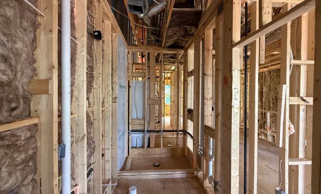 Primary Bathroom Construction Progress