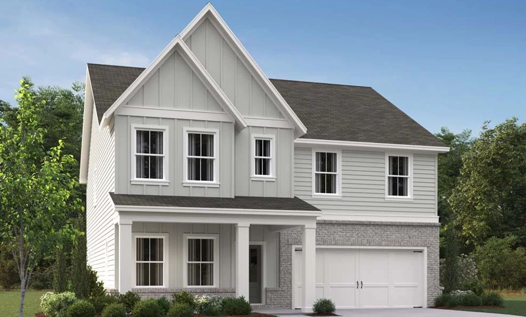 Rendering is for illustrative purposes. Actual exterior selections may vary by homesite.
