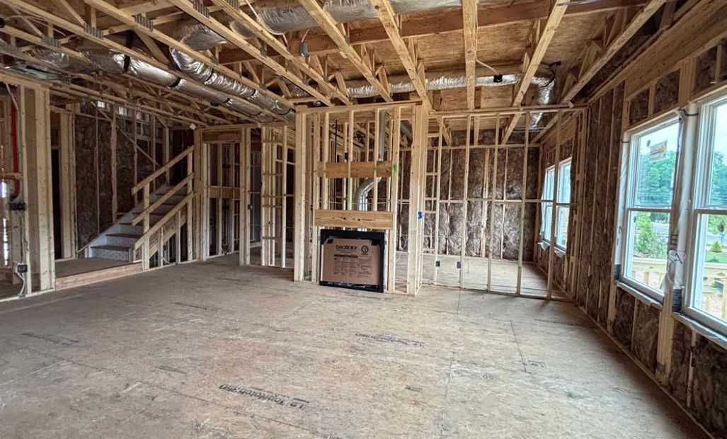 Family Room Construction Progress