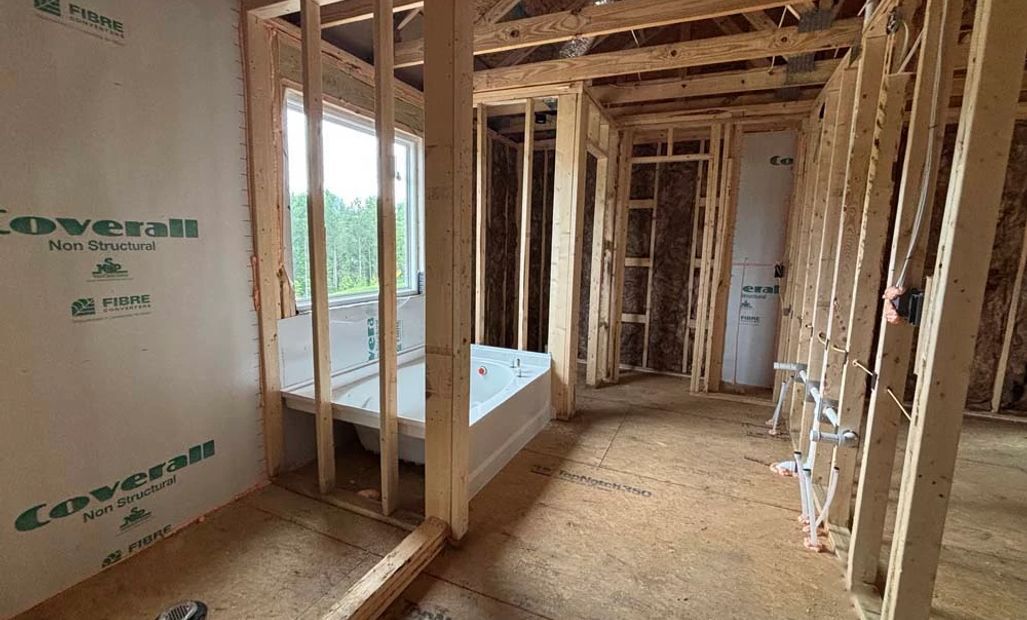 Primary Bathroom Construction Progress
