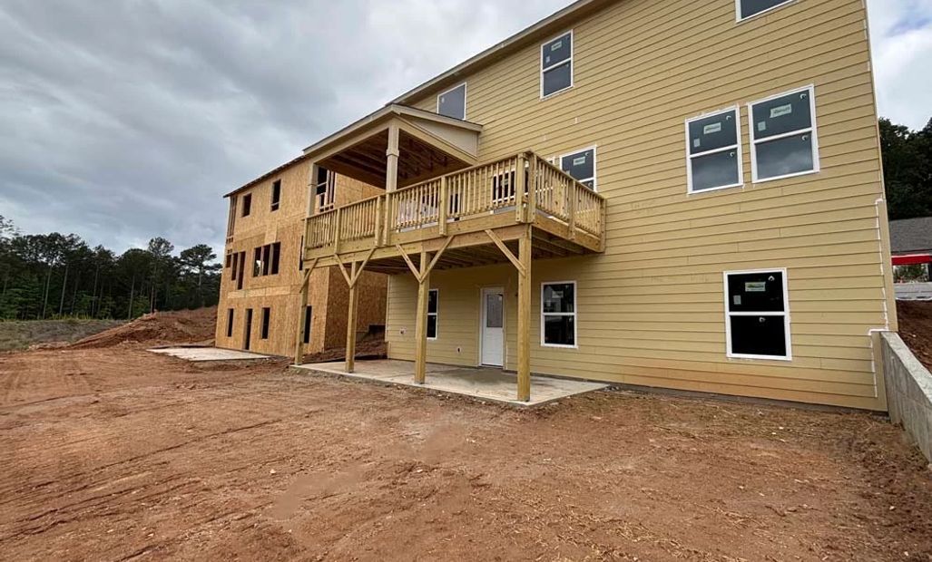 Rear Exterior Construction Progress