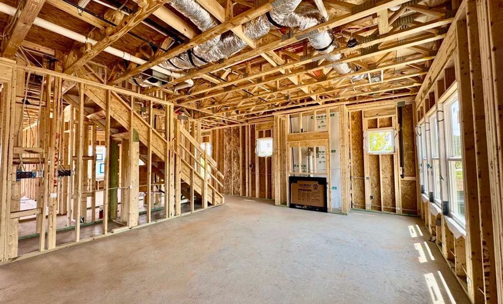 Family Room Construction Progress