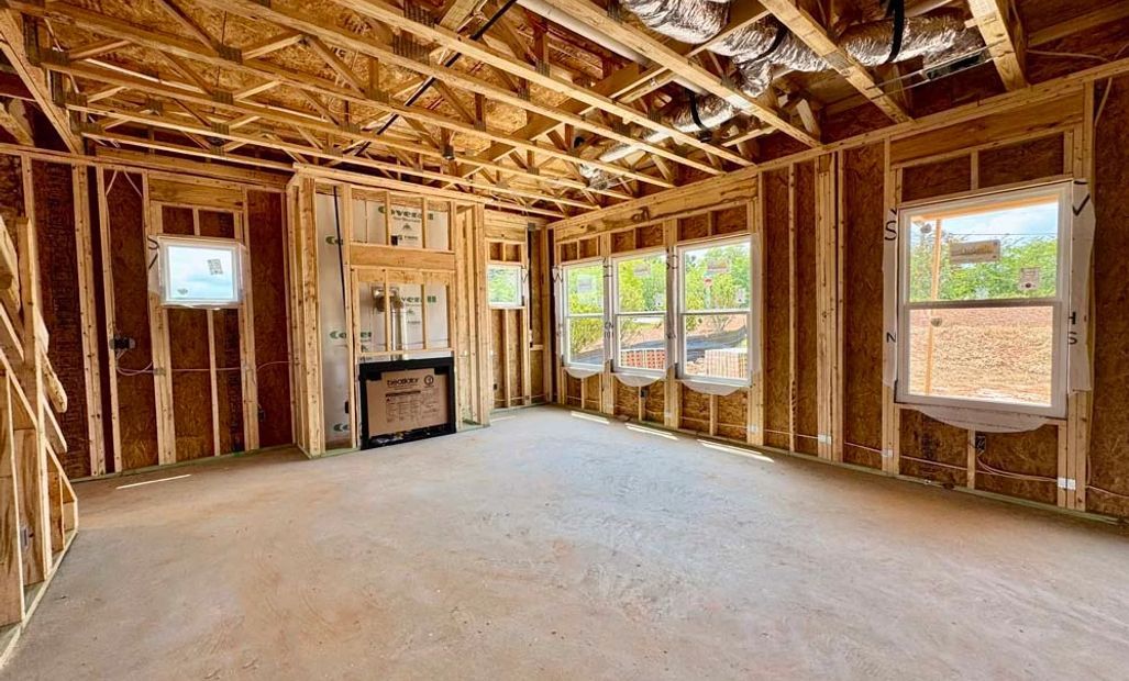 Family Room Construction Progress