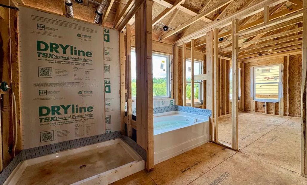 Primary Bathroom Construction Progress