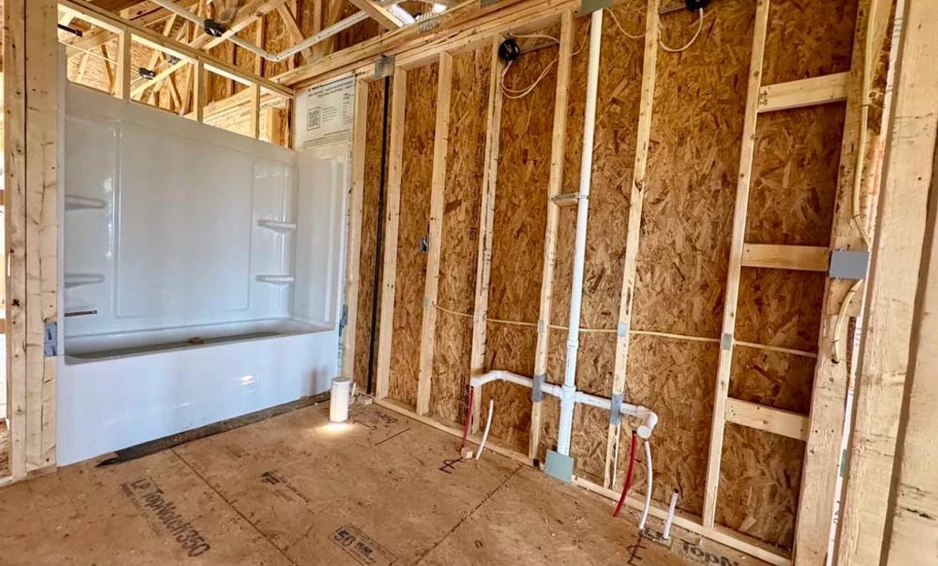 Bathroom Two Construction Progress