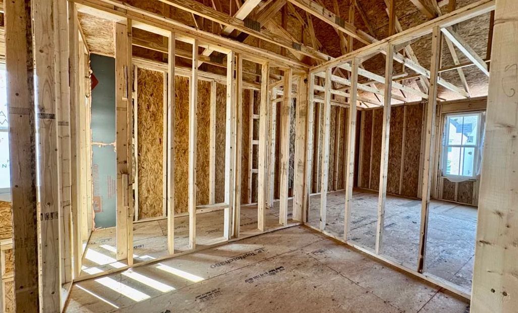 Laundry Room Construction Progress