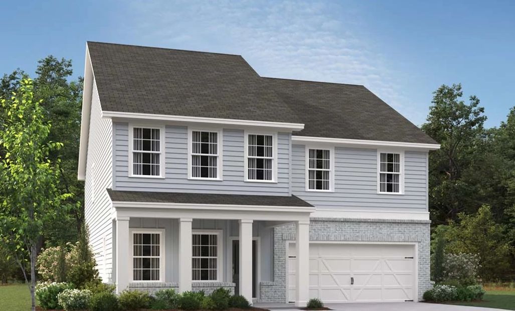 Rendering is for illustrative purposes. Actual exterior selections may vary by homesite.