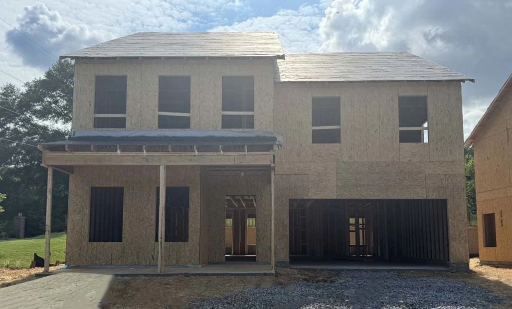 Front Exterior Construction Progress