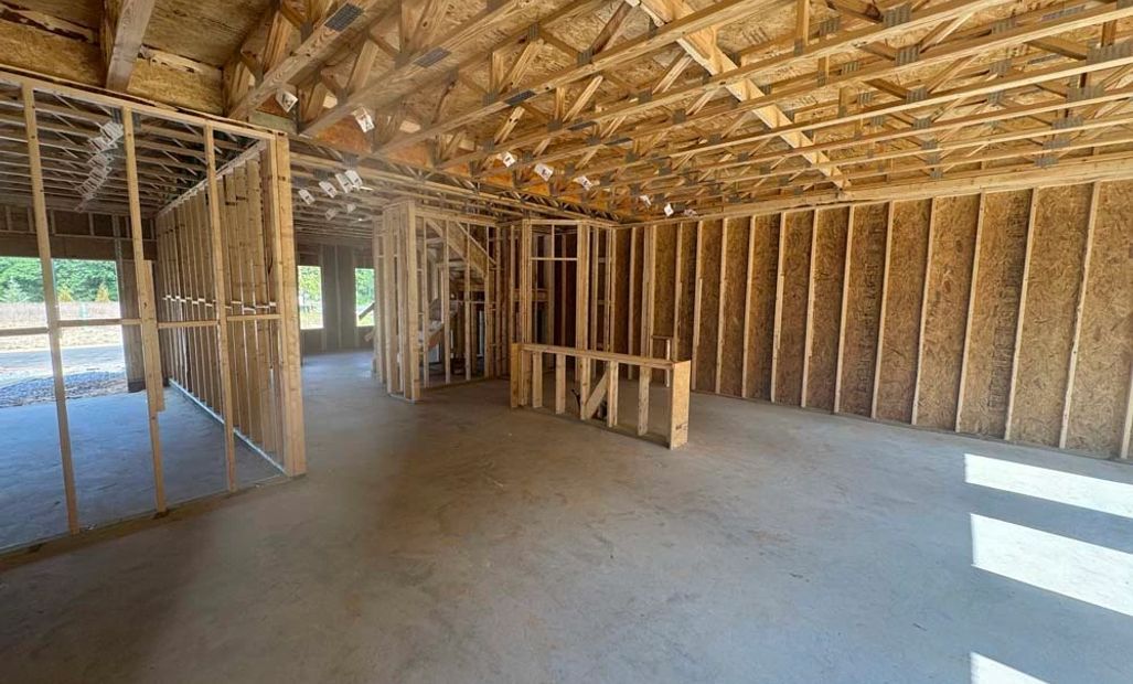 Living Room & Kitchen Construction Progress