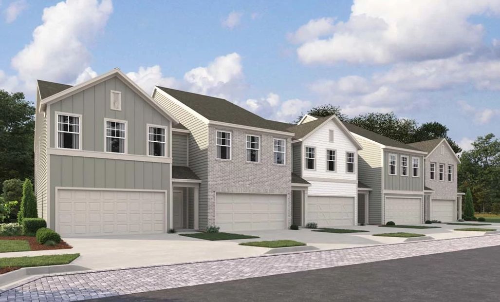 Rendering is for illustrative purposes. Actual exterior selections may vary by homesite.