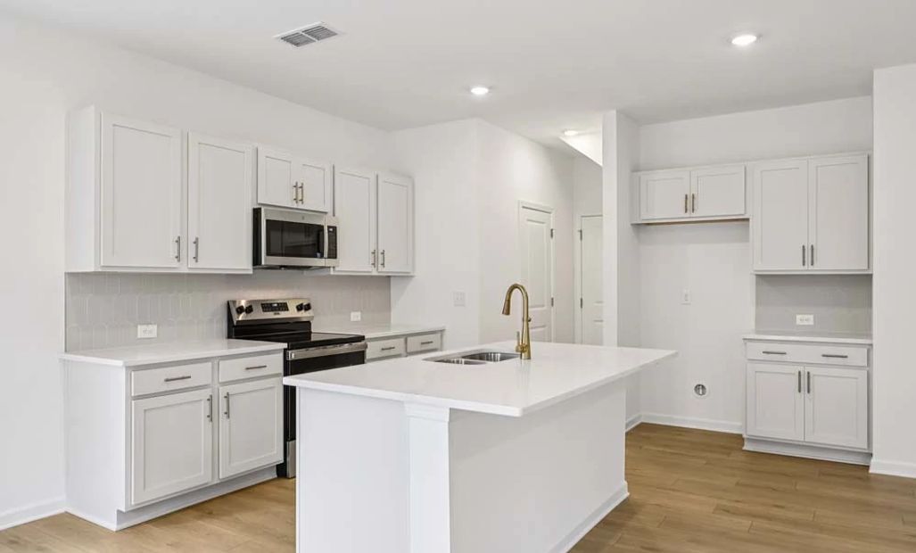 Sample Photo: Kitchen Featuring Serene Collection Finishes