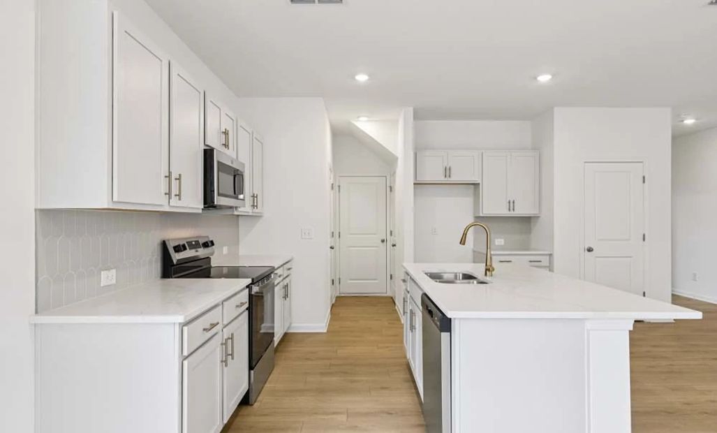 Sample Photo: Kitchen Featuring Serene Collection Finishes