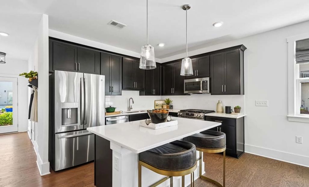 Kitchen featuring our Industrial Signature Collection Finishes