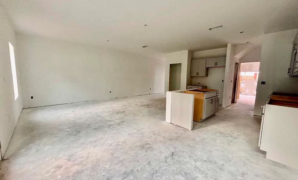 Breakfast Nook & Family Room Construction Progress