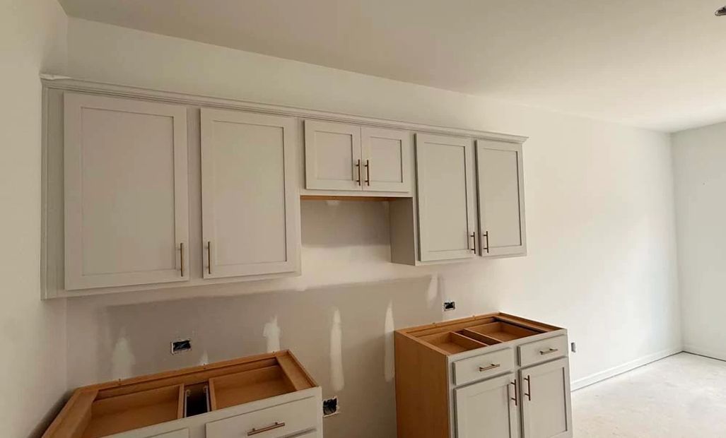 Kitchen Featuring Serene Collection Finishes Construction Progress