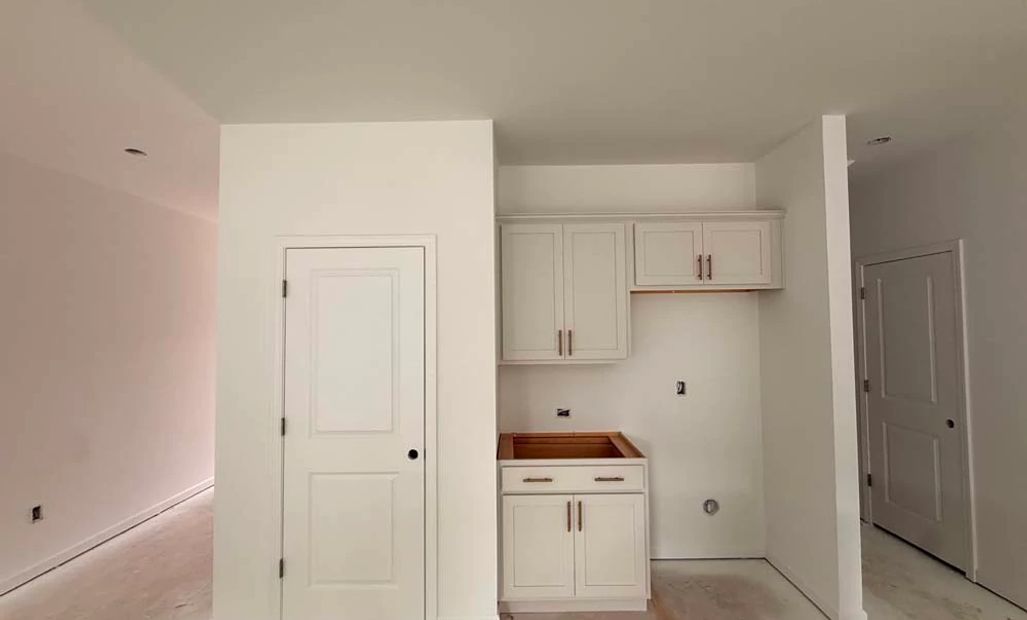 Kitchen Featuring Serene Collection Finishes Construction Progress