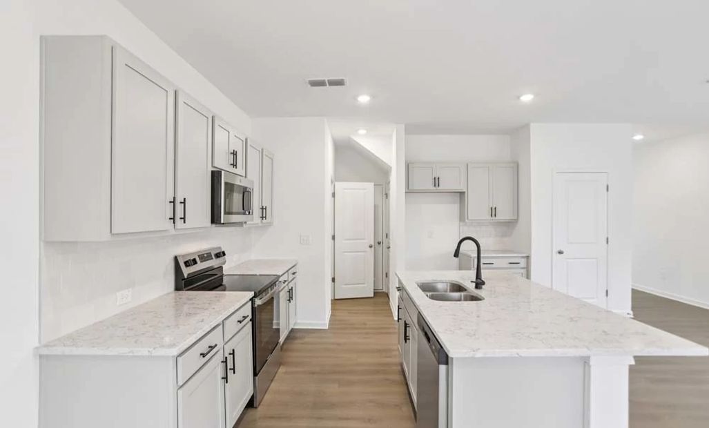 Sample Photo: Kitchen Featuring Artisan Collection Finishes